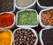 Indian colored spices