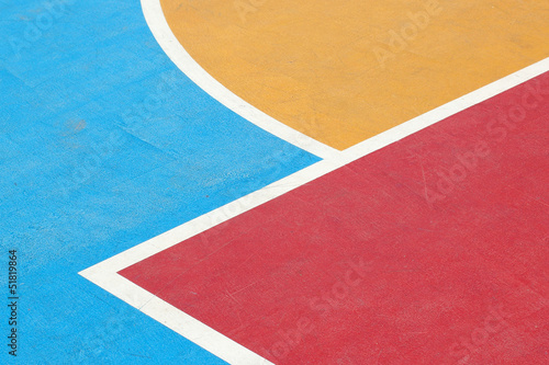 Photo: abstract white line on floor abstract white line on floor