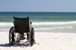 Wheelchair At Beach