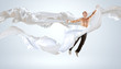 Modern style dancer posing
