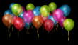 Colourful part balloons