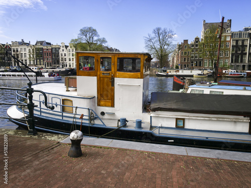 Photo: House boat in Amsterdam House boat in Amsterdam