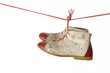 Schuhe auf der Leine