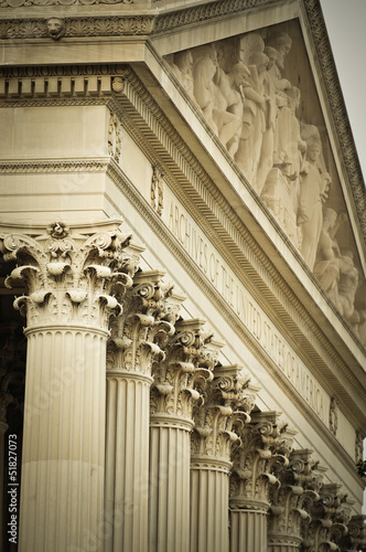 Photo: Detail Of The Facade From The National Archives Building Detail Of The Facade From The National Archives Building