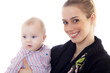 Mutter mit Baby