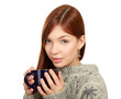 Photo: Beautiful Woman With Cup of Tea or Coffee Beautiful Woman With Cup of Tea or Coffee