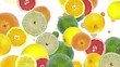 Citrus Fruits background (with alpha)