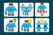 Business people  icons