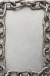 chain frame on metal  texture