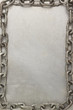 chain on metal   background