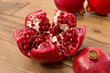 Pomegranate Closeup Pomegranate Closeup