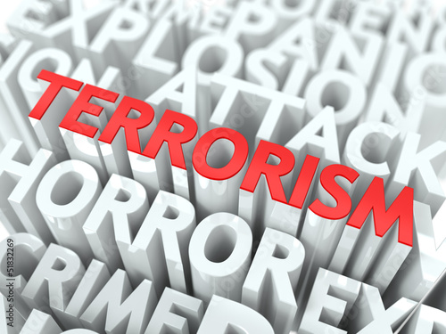Illustration: Terrorism Concept. Terrorism Concept.