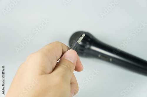 Photo: Unjack microphone - keep quiet Unjack microphone - keep quiet