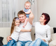 family at home