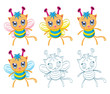 Cartoon chibi fantasy creatures (monsters)