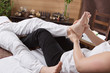 Photo: Frau bei der Massage - Füsse Frau bei der Massage - Füsse