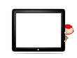 Tablet mit menschlicher Figur - 3D