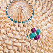 fragment of asian style conical hat