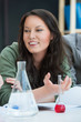 High School students. Pretty female student discussing while bra