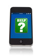 Photo: Smartphone mit Hilfe App Smartphone mit Hilfe App