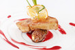 foie gras with sauce
