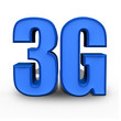 3G 3d on white background