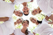 Women with heads together