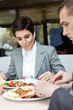 Businesswomen on lunch