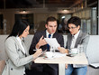 Business team at a meeting