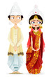 Vecteur : Bengali Wedding Couple Bengali Wedding Couple