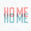 Home Sweet Home Phrase. With textured background, vector, EPS10