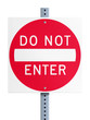 Vector: Panneau - Do not enter Panneau - Do not enter