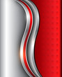 Abstract background silver red.