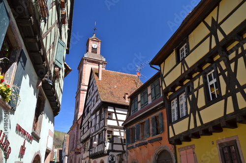 Photo: Old town of Riquewihr in Alsace, France Old town of Riquewihr in Alsace, France