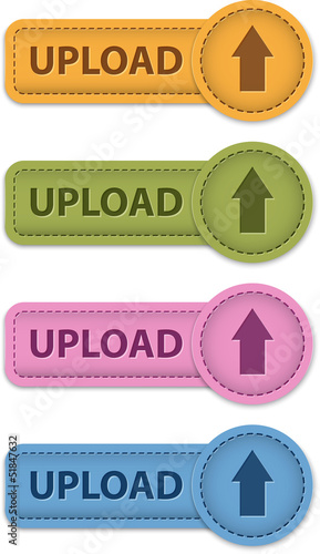 Vector: Upload button Upload button