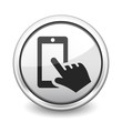 button gray smartphone