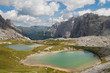 Alpine lakes in Dolomites of Sesto