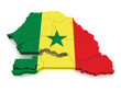 3D Map of Senegal