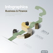 Vector: Infographics design concept. Finance statistics. Dollar sign Infographics design concept. Finance statistics. Dollar sign