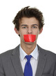 Silenced man