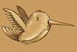 Vector: Humming Bird Sketch Doodle Humming Bird Sketch Doodle
