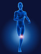 Illustration: 3D running medical man 3D running medical man
