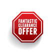 Sale offer road sign button