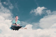 Reading Book Concept Part 4 , Reading In The Sky