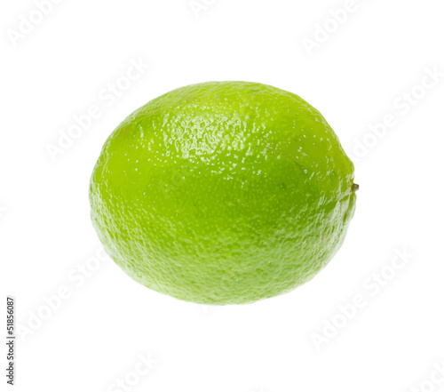 Vector: Fresh ripe lime, isolated on white background. Vector illustrati Fresh ripe lime, isolated on white background. Vector illustrati