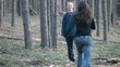 Dating in the summer pine tree forest