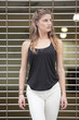Stock image of a casual dressed woman
