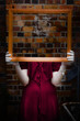 Photo: Ghost With Picture Frame Ghost With Picture Frame