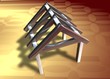 Illustration: 3D Grafik - Hausdach 3D Grafik - Hausdach
