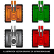 2D Tank Vector for Game Developer
